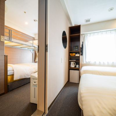 【禁煙】ツインルーム スーパーホテルLohas熊本天然温泉 クーポン