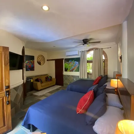 Private Villa, Authentic Cook Included, heated pool, just steps to the beach