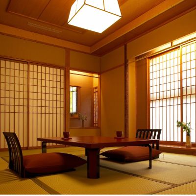 新館和風バス付き、山の眺め 山野草の宿　二人静 クーポン