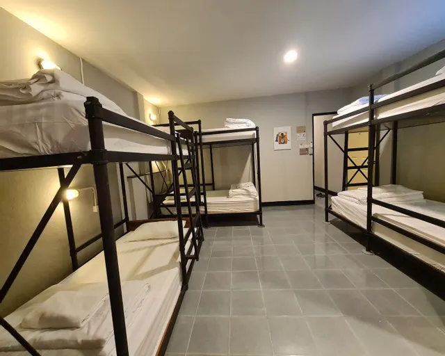 Family Room With 3 Bunk Beds And Private Bathroom