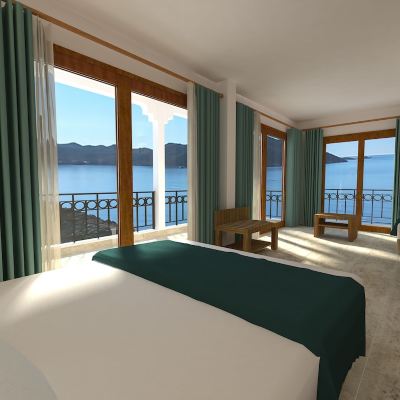 Superior Room, 1 Queen Bed with Sofa Bed, Balcony, Sea View Medusa Hotel Promo Code