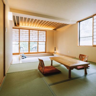 [Japanese-Style Room 16 Tatami] Shower Booth + Open-Air Bath Included, Detached [Japanese Room] [Non-Smoking] 露天風呂付き離れの宿　南阿蘇俵山温泉旅館　竹楽亭 クーポン