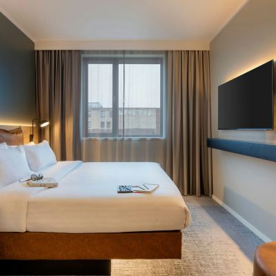 Moxy Family Sleeper 2.0, Guest Room, 1 Queen, Sofa Bed Moxy Berlin Ostbahnhof Promo Code