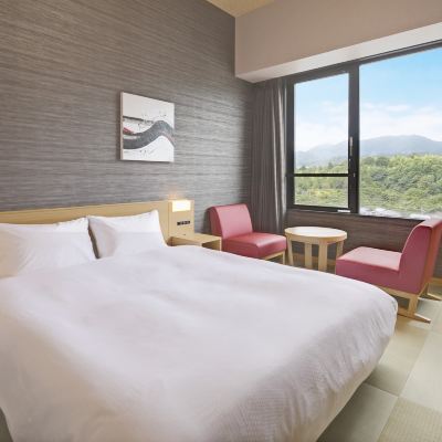 山の景色のある部屋 シャワーブース付き バスタブなし(クイーンベッド) グランヴィリオホテル宮島 -和蔵- クーポン