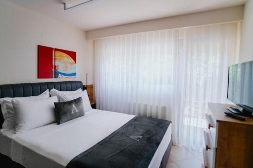 享有花园景致的公寓