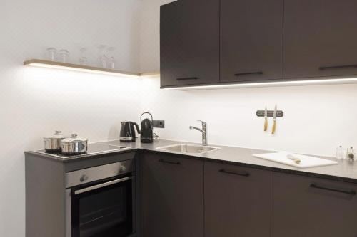 高级一卧室带阳台公寓