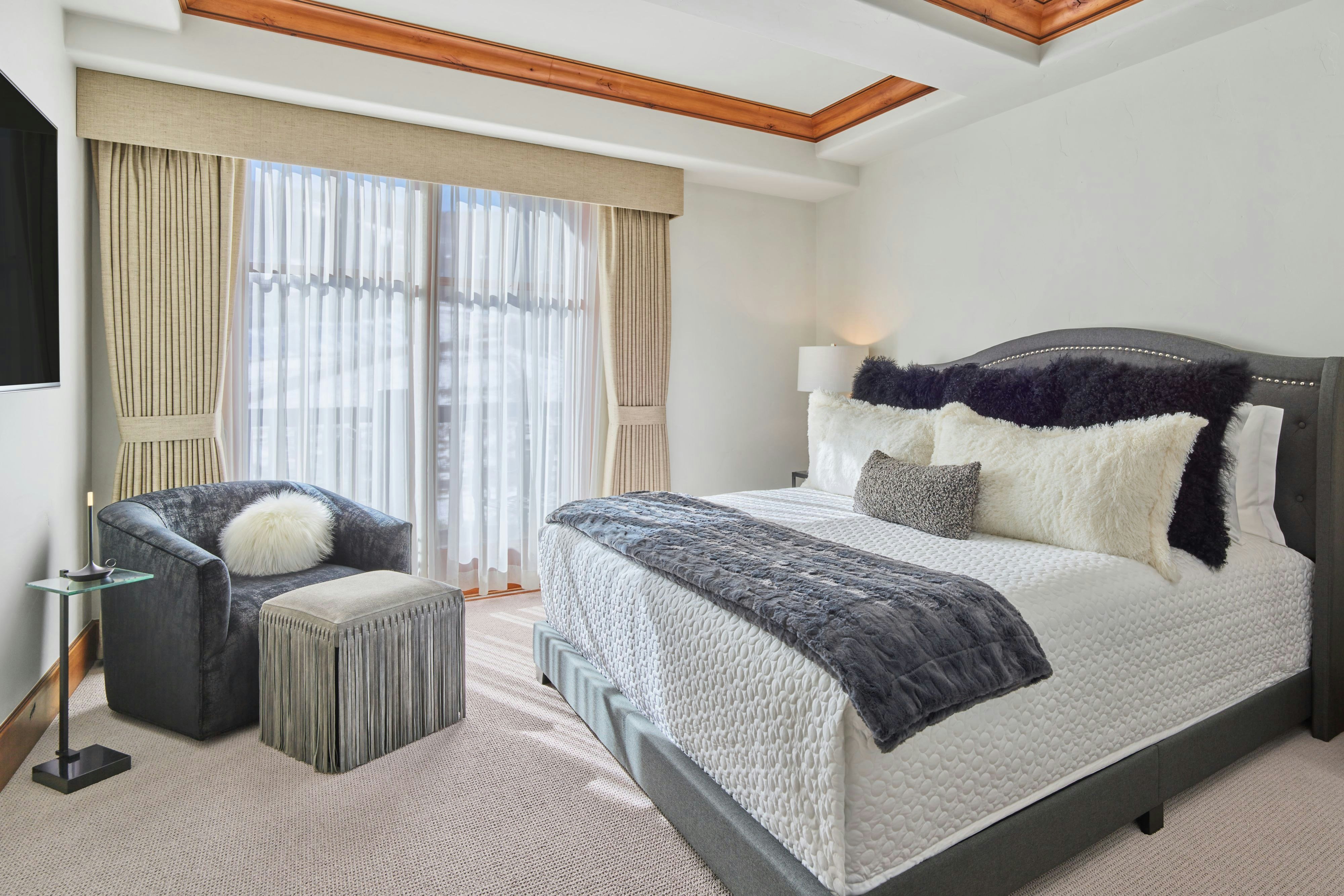 山景，3卧室顶层套房，滑雪场景观