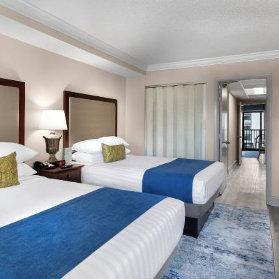 Tower Oceanview Suite - 2 Double Beds & 1 Double Wallbed or Sleeper Sofa Sea Crest Oceanfront Resort Promo Code
