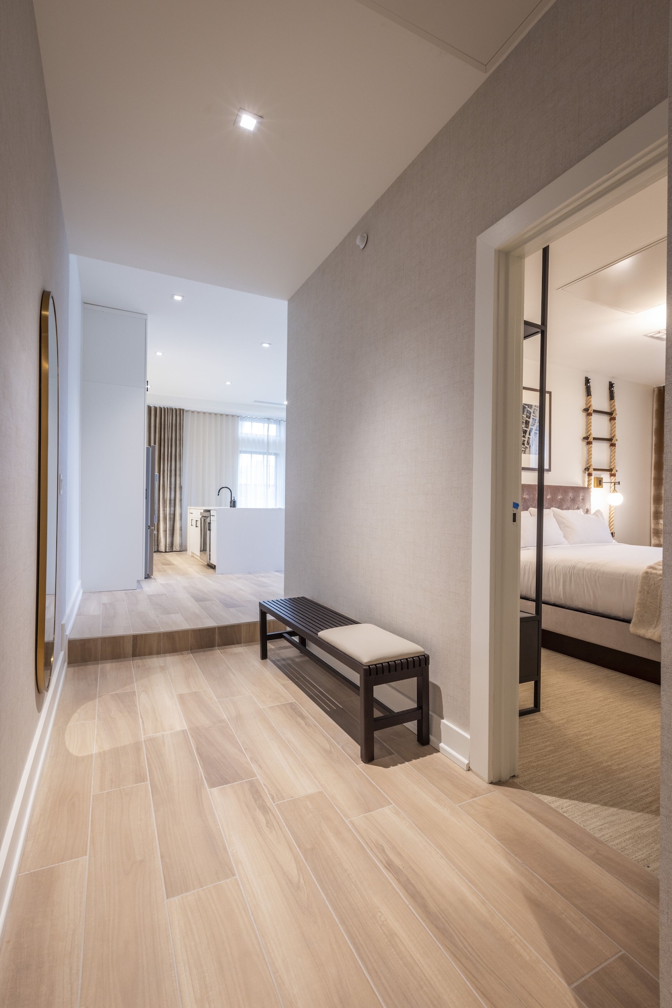 豪华套房， 2 间卧室， 厨房