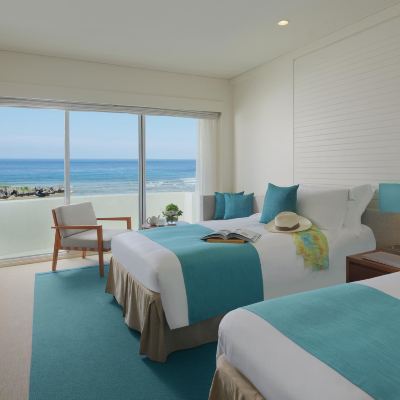 海灘景觀經典房（2張單人床） ANA萬座海濱洲際飯店優惠