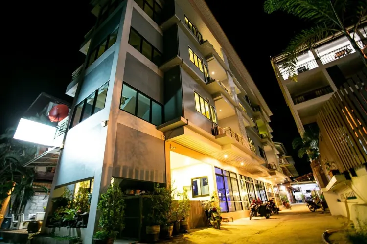 ห้องมาตรฐานเตียงแฝดพร้อมพัดลม