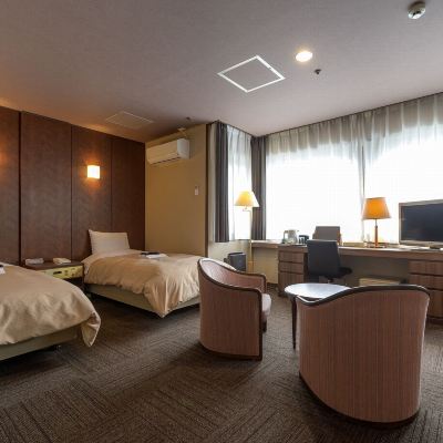 Hotel Building 4F (Barrier-Free) Non-Smoking [Deluxe] [Standard] [Twin Room] [Non-Smoking] ホテル京都エミナース クーポン