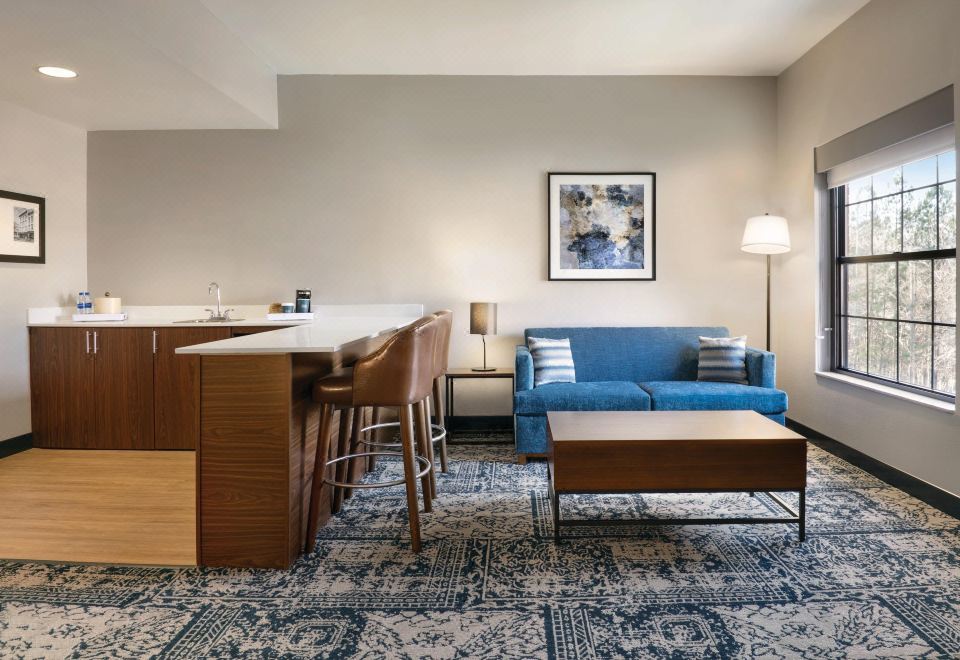 一卧室套房，1卧室2房套房，1张特大床，梳化床