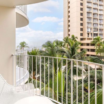 城市景觀1張大床無障礙淋浴 夏威夷·火奴魯魯現代希爾頓分時度假俱樂部飯店優惠