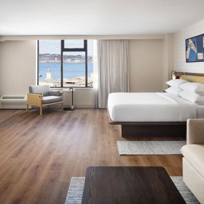 Junior Suite, 1 King, Sofa Bed, Partial Harbor View Hotel Halifax Promo Code