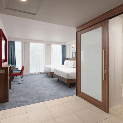 Family Room with 2 Queen Beds Hampton by Hilton London Stansted Airport Promo Code