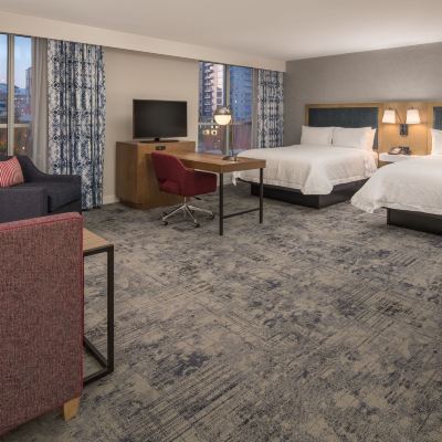 Studio Suite With 2 Queen Beds, Microwave, Fridge And Wet Bar-Non-Smoking Hampton Inn and Suites by Hilton Portland-Pearl District Promo Code