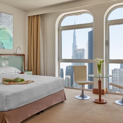 Burj Khalifa View Studio – King Bed