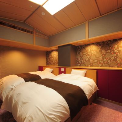 Special Japanese/Western-Style Room with Open-Air Bath (2 Beds, Soyokaze Wing) 大観荘せなみの湯 クーポン