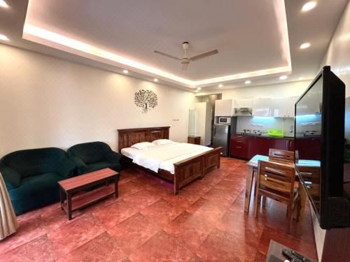 公园景一室公寓