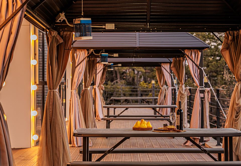 别墅房203，带泳池