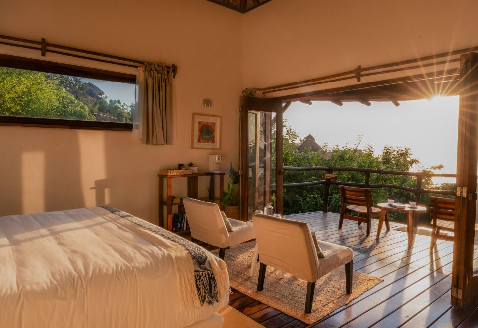 初级双人房，1卧室，海景