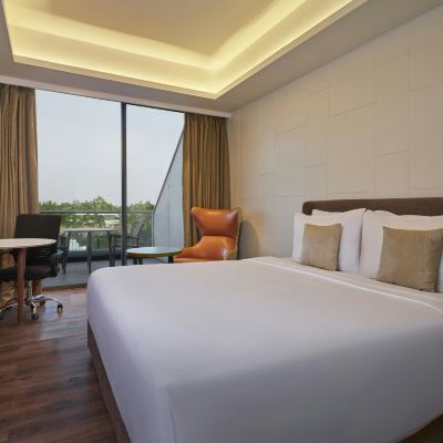 Fern Classic, Guest Room, 1 King, Pool View, Balcony The Fern Royal Farm Resort Anjar Promo Code