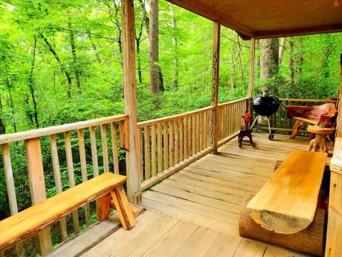 Lil' Log at Hearthstone Cabins and Camping - Pet Friendly One-Bedroom House