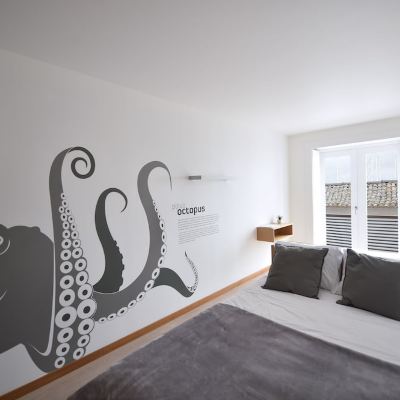 Double Room, 1 Double Bed, Private Bathroom, Sea View (Octopus)