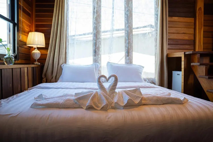 Double Bed Room With Air Conditioning
