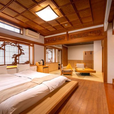 ロイヤルスイート アネックス 絶景風呂付き（カメ） 古湯温泉　鶴の恩返し　よみがえりの宿　鶴霊泉 クーポン