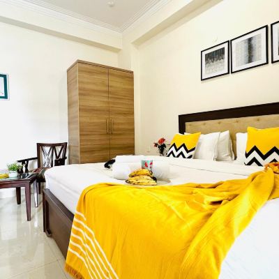 Studio With Balcony Olive Service Apartment-Golf Course Road Promo Code