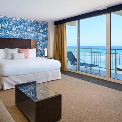Junior Suite (Oceanfront View, With Bath Grab Bars) Kaimana Beach Hotel Promo Code