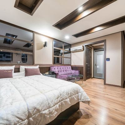 시티 뷰 스탠다드 더블룸 (침실 1개, 금연) Busan Gamjeon MU Hotel 쿠폰
