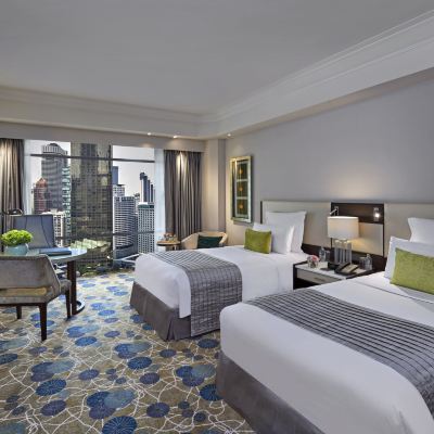 Bilik Deluxe Twin dengan Pemandangan Bandar Kupon Mandarin Oriental Kuala Lumpur