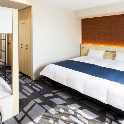 高級大床房帶梳化床 WBF函館 海神溫泉飯店優惠