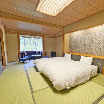 Japanese style room (12jyou + 4.5jyou + α ) 2beds (No-smoking) Grandvriohotel海豚溫泉優惠