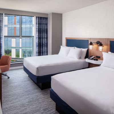 標準房（2張大床，帶行動無障礙浴缸） Hampton Inn Boston Seaport District優惠