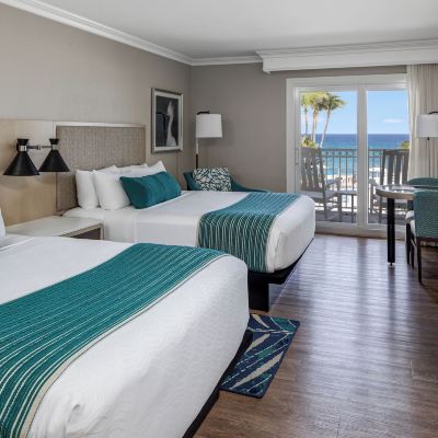 Partial Ocean View Room with Two Queen Beds Delray Sands Resort Promo Code