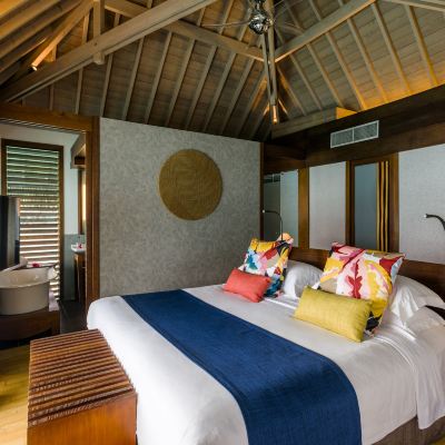 Accessible King Bed Overwater Villa