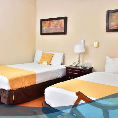 Economy double room, 1 room with fan