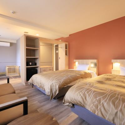 スタンダードツインルーム(浴室) ゆとりろガーデン北軽井沢 クーポン