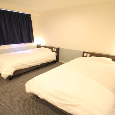 【喫煙】デラックスツイン（18平米／幅122cm×2台） ホテルたいよう農園　二番町 クーポン