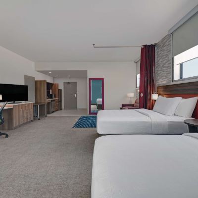 Studio Suite with Two Queen Beds-Hearing Accessible-Non-Smoking Home2 Suites by Hilton Raleigh North I-540 Promo Code