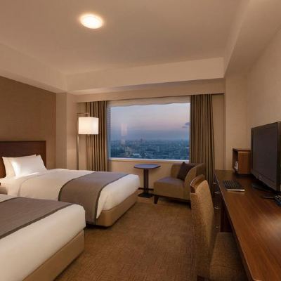 シーニックツイン（禁煙）シングルサイズベッド２台 小田急ホテルセンチュリーサザンタワー クーポン