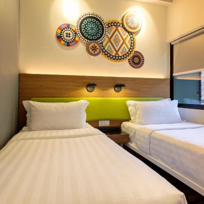 Studio Twin Terdapat Tingkap (Tilam Sealy, Wifi Speed Kilat) Kupon TOOJOU Kota Kinabalu