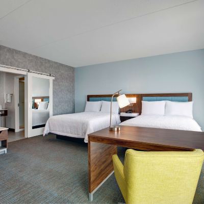 Studio Suite With 2 Queen Beds, Microwave, Fridge And Wet Bar-Non-Smoking Hampton Inn & Suites by Hilton Waterloo St. Jacobs Promo Code