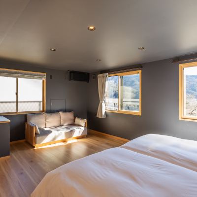 現代套房 - 帶私人桑拿浴室 河口湖班鄉間別墅飯店優惠