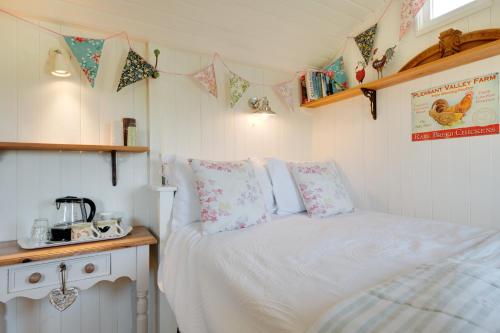 Hetton Law Shepherds Hut, Northumberland双人房（带独立浴室）
