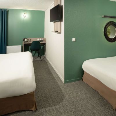 1 Queen 2 Single Beds, Non-Smoking, Family Room, Courtesy Tray Authentic by Balladins Valenciennes Aéroport Promo Code